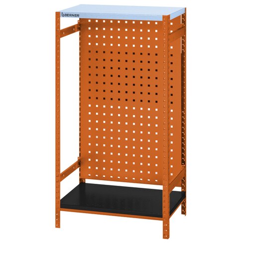 Module haut panneau perforé orange